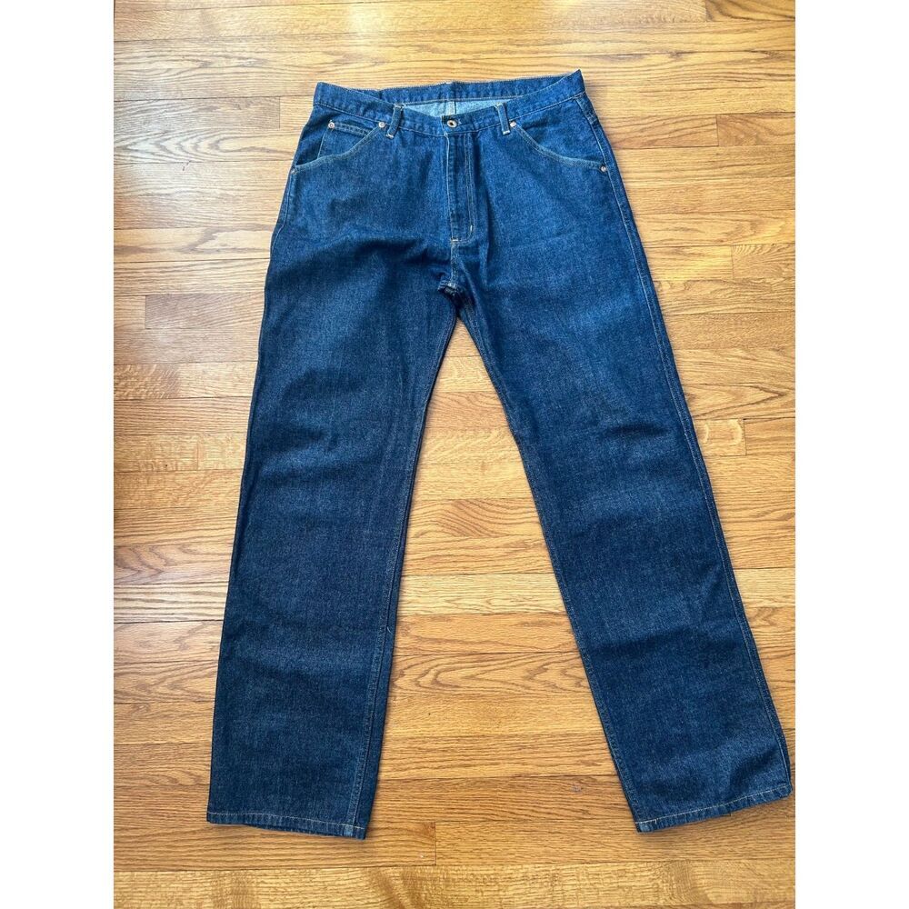 POLO RALPH LAUREN DENIM CARPENTER JEANS STRAIGHT FIT RL BLUE SZ 34 X 34